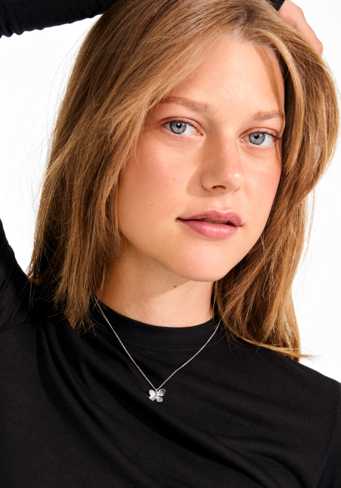 Ajani Silver Plated Necklace - Silver