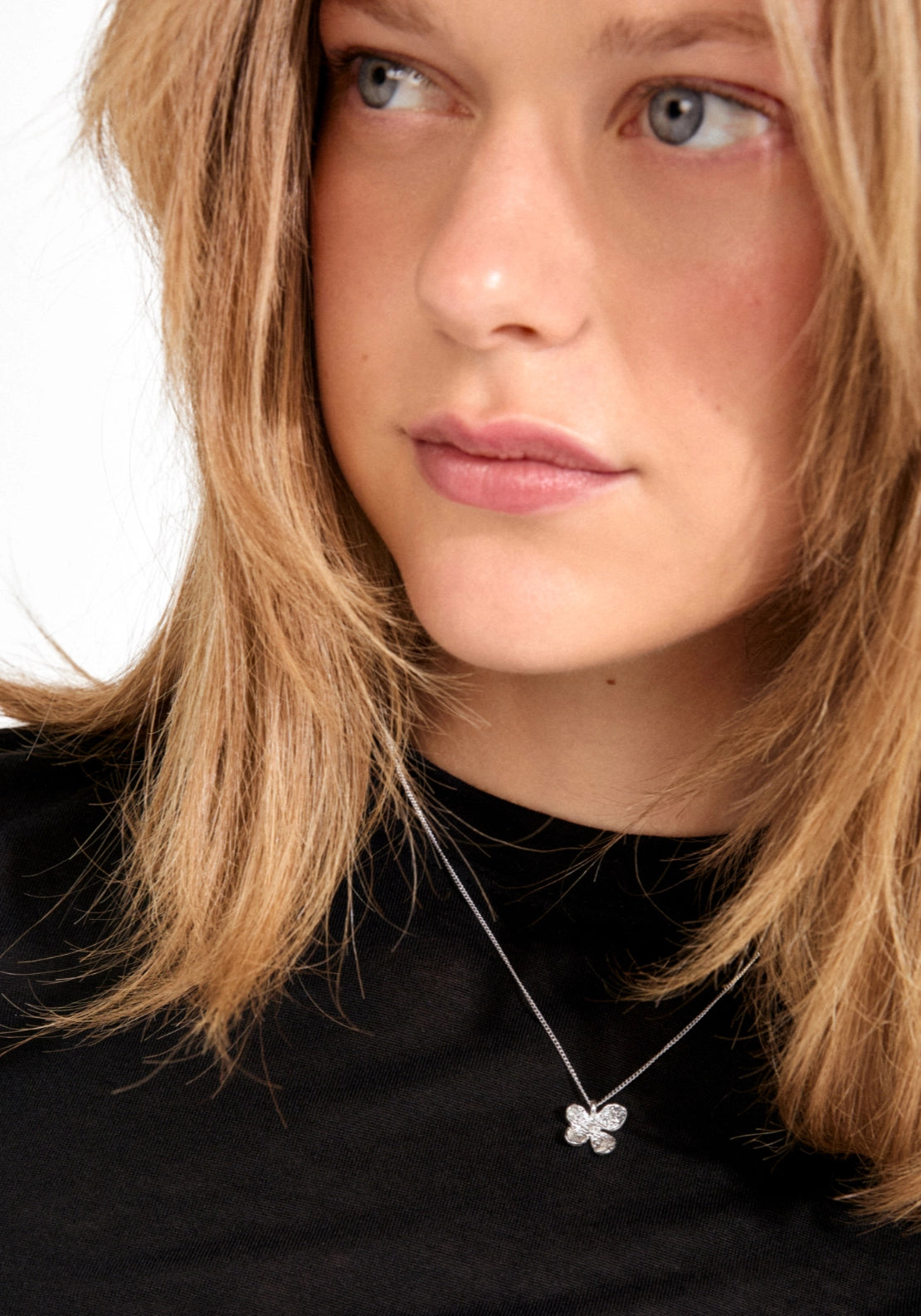 Ajani Silver Plated Necklace - Silver