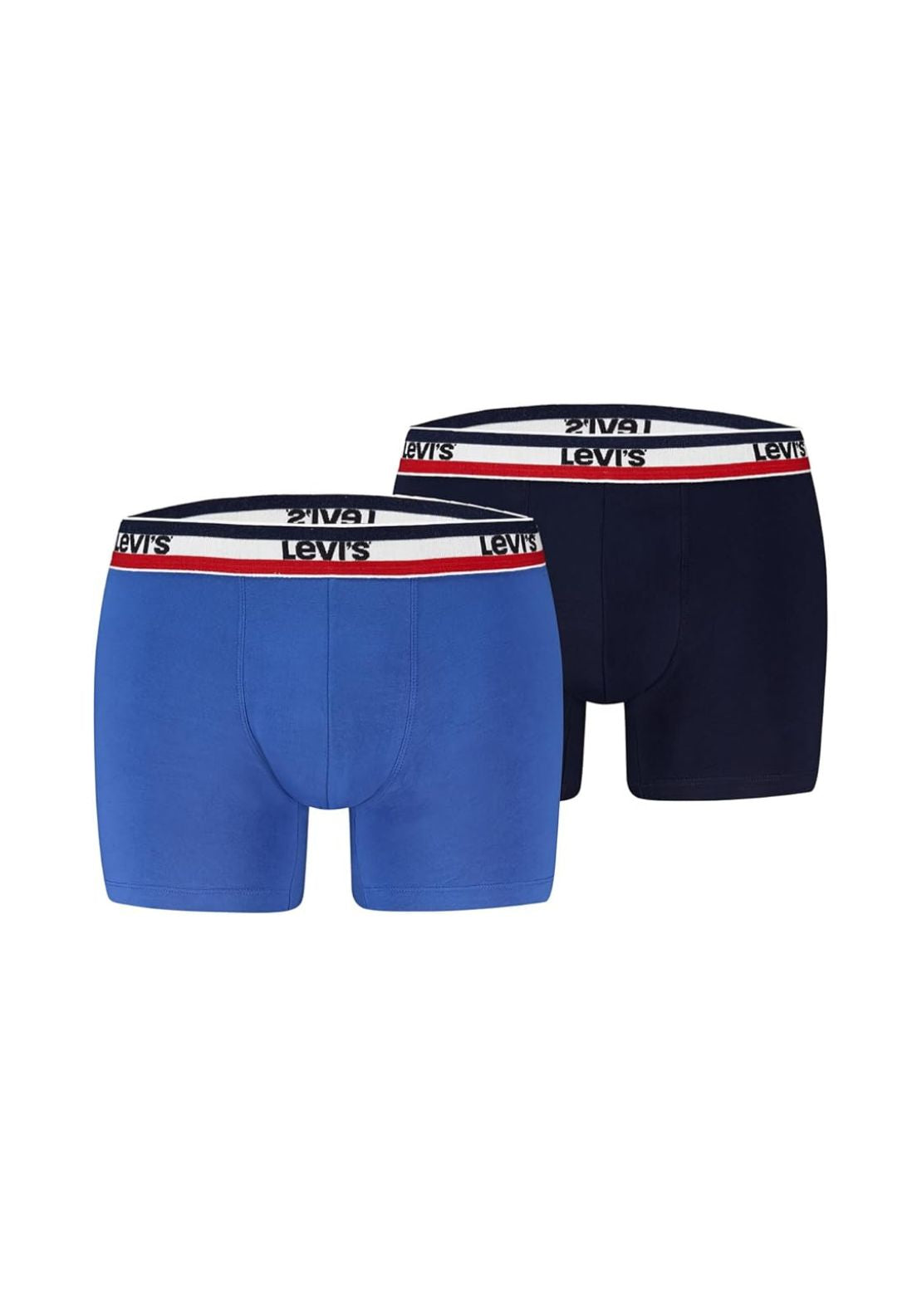 Levis 2 Pack Sportswear Logo Boxers - Blue / Navy 1 Shaws Department Stores