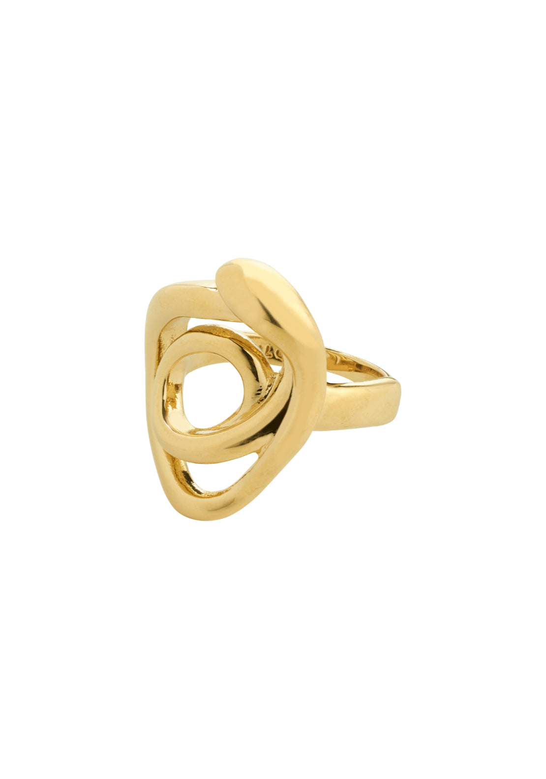 Diego Gold Plated Ring - Gold