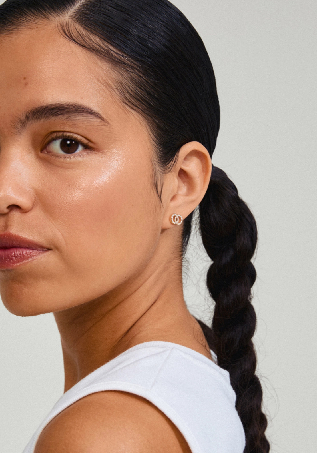 Jolina Gold Plated Earrings - Gold