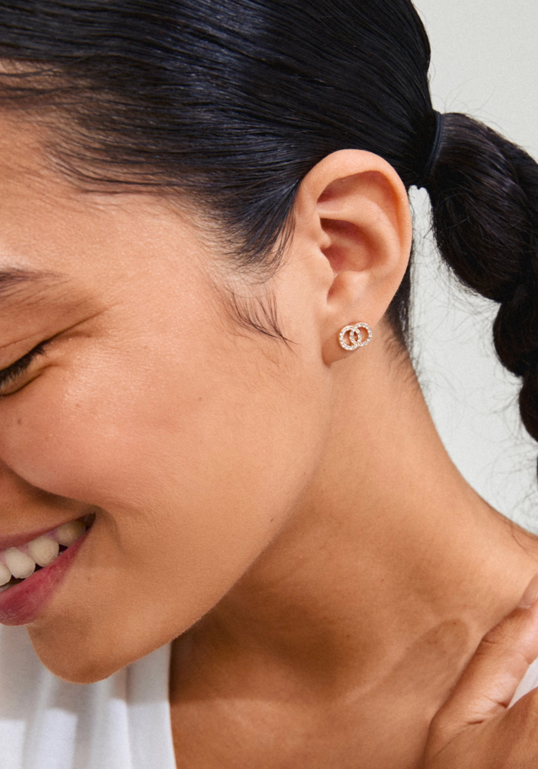 Jolina Gold Plated Earrings - Gold