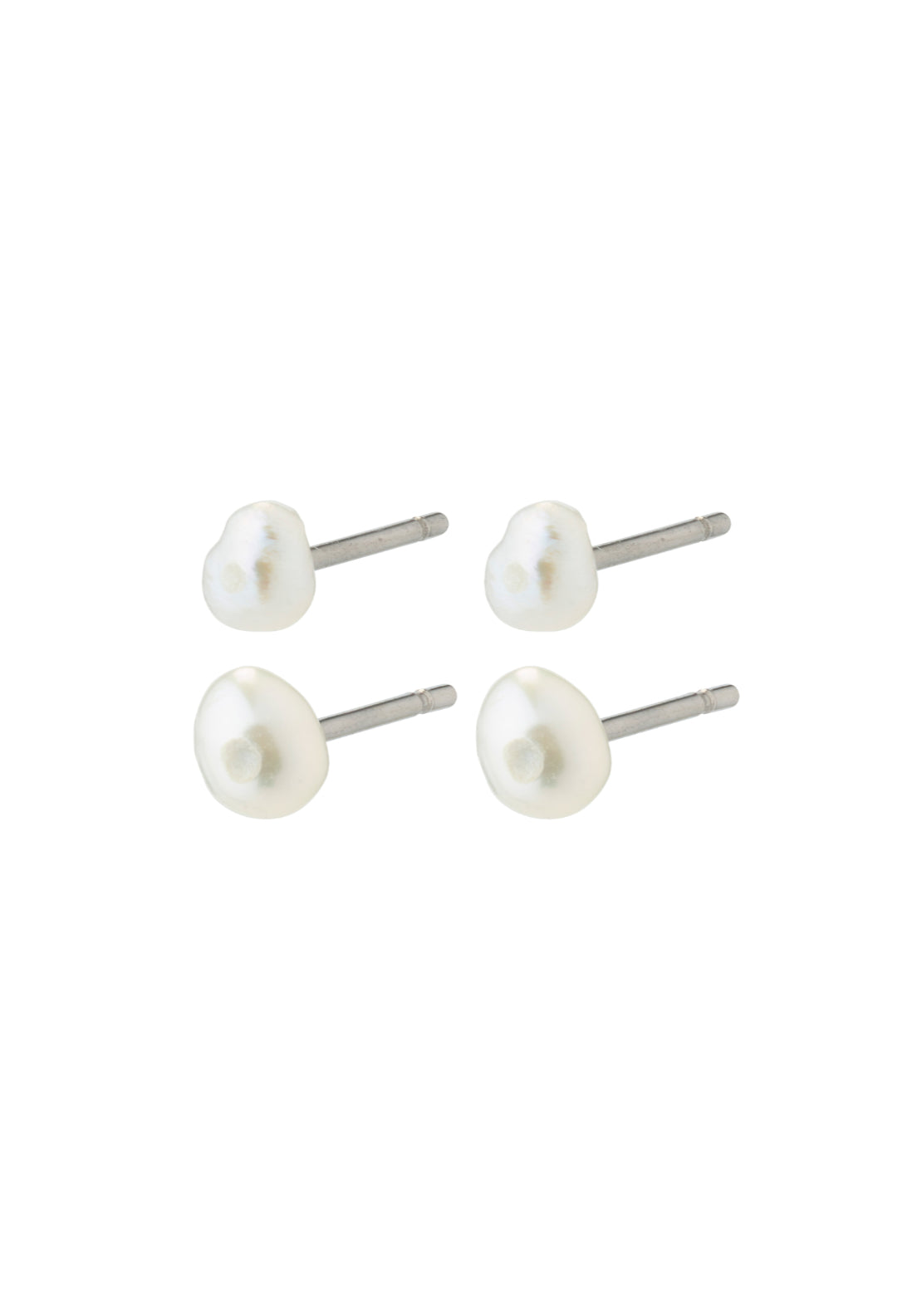 Johanne Gold Plated 2 In 1 Pearl Earring Set - Gold