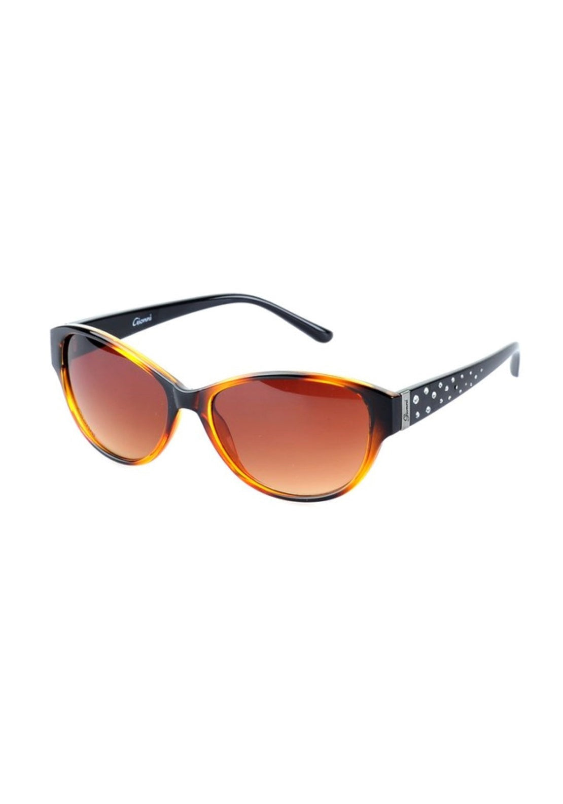 Gionni Plastic Cat Eye Sunglasses With Diamante Studs Side Arm Detail-Torta 1 Shaws Department Stores