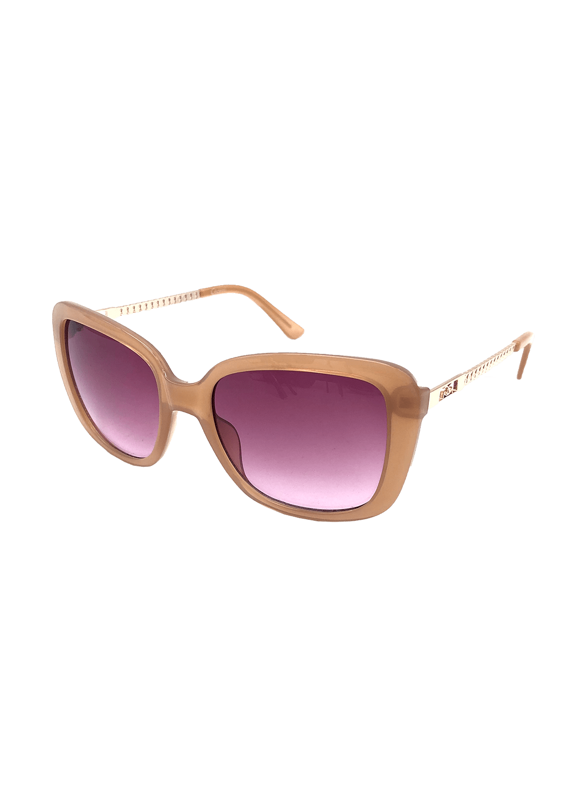 Gionni Medium Plastic Sunglasses with metal Arm Cut Out Double G Logo-Burg 1 Shaws Department Stores