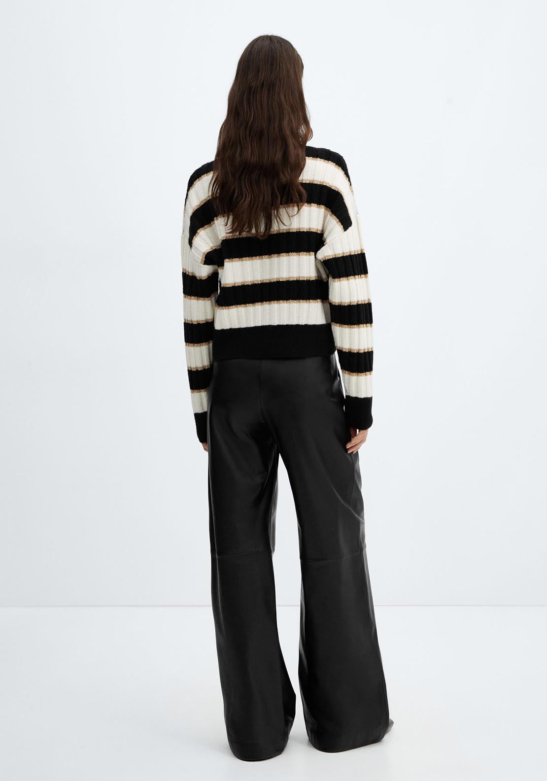 Mango Lurex details striped sweater 3 Shaws Department Stores