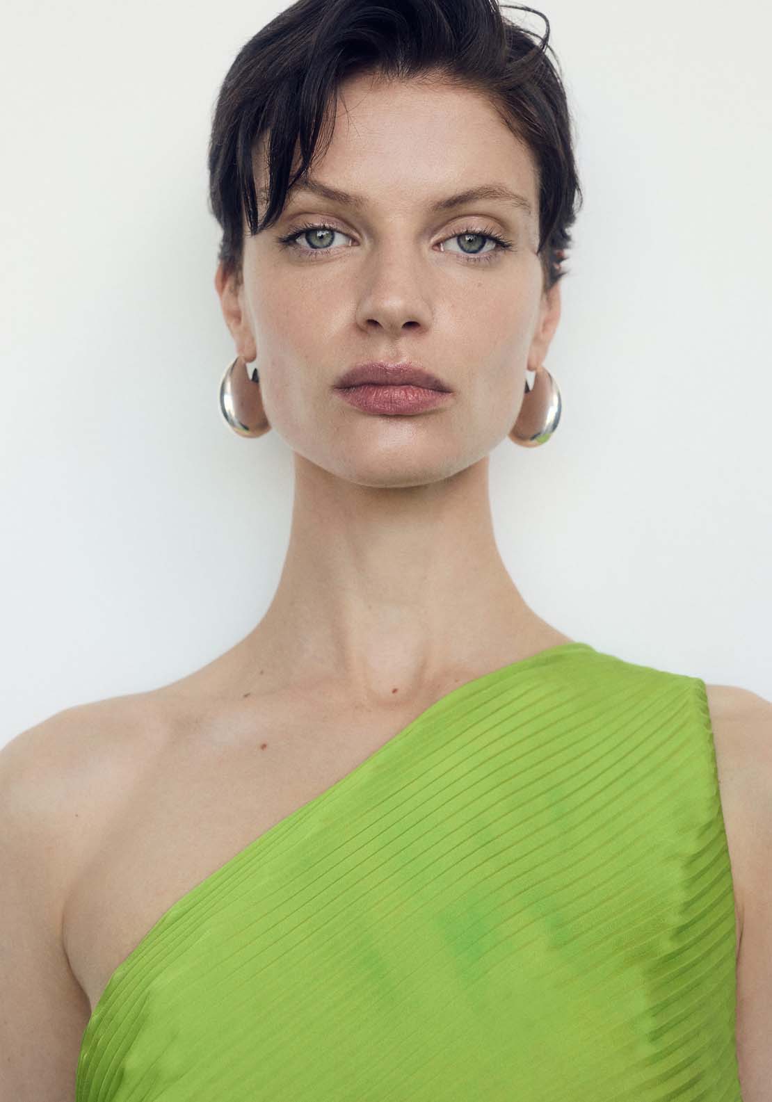 Mango Asymmetrical pleated dress 5 Shaws Department Stores