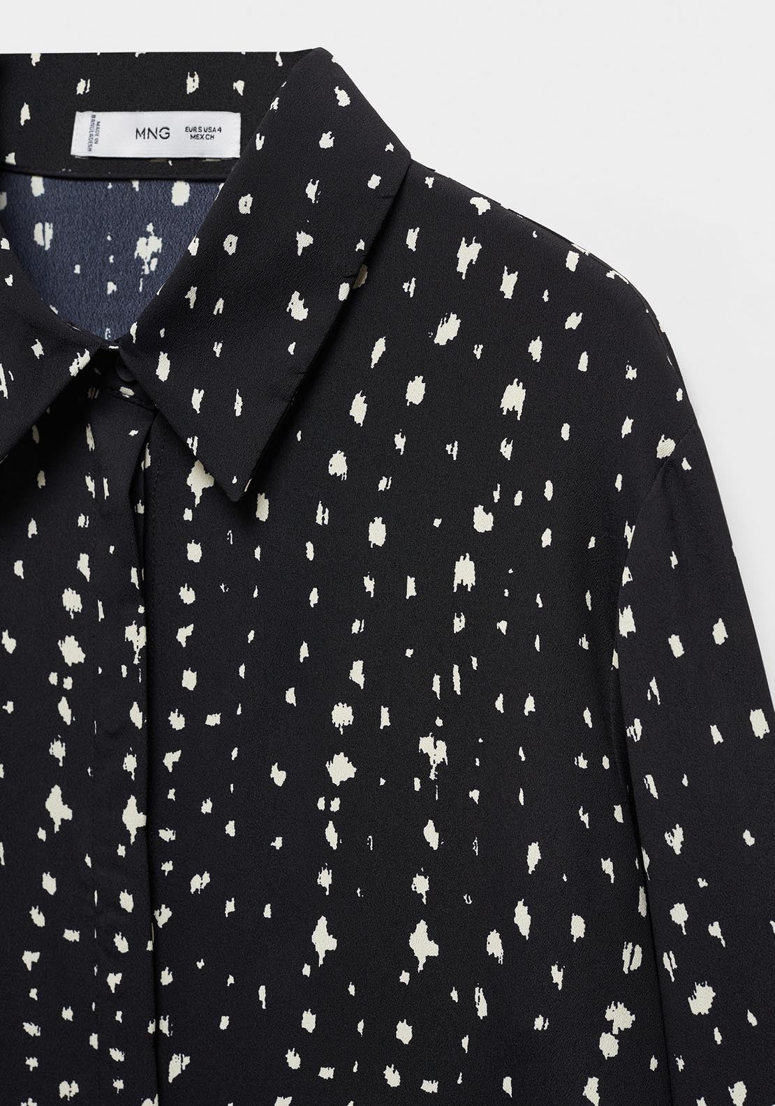 Mango Buttoned flowy shirt 6 Shaws Department Stores