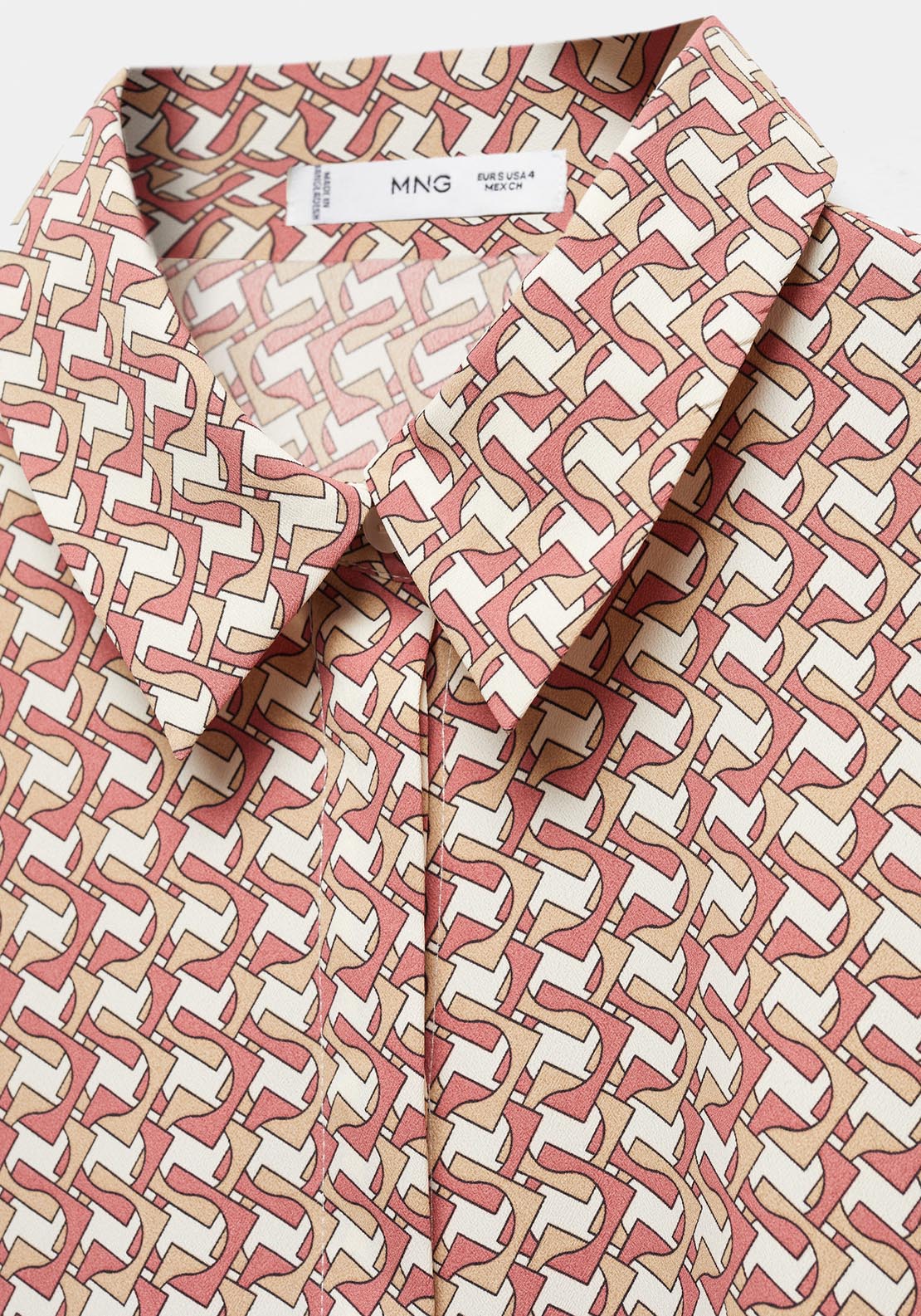 Mango Buttoned flowy shirt 7 Shaws Department Stores