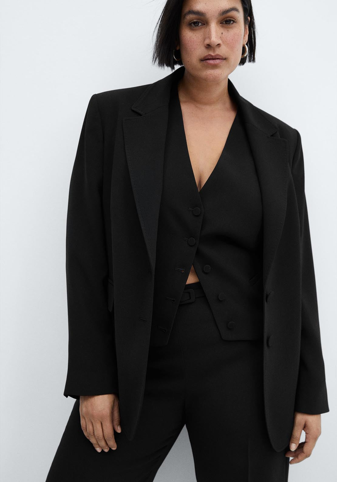 Mango Wideleg trousers with belt 6 Shaws Department Stores
