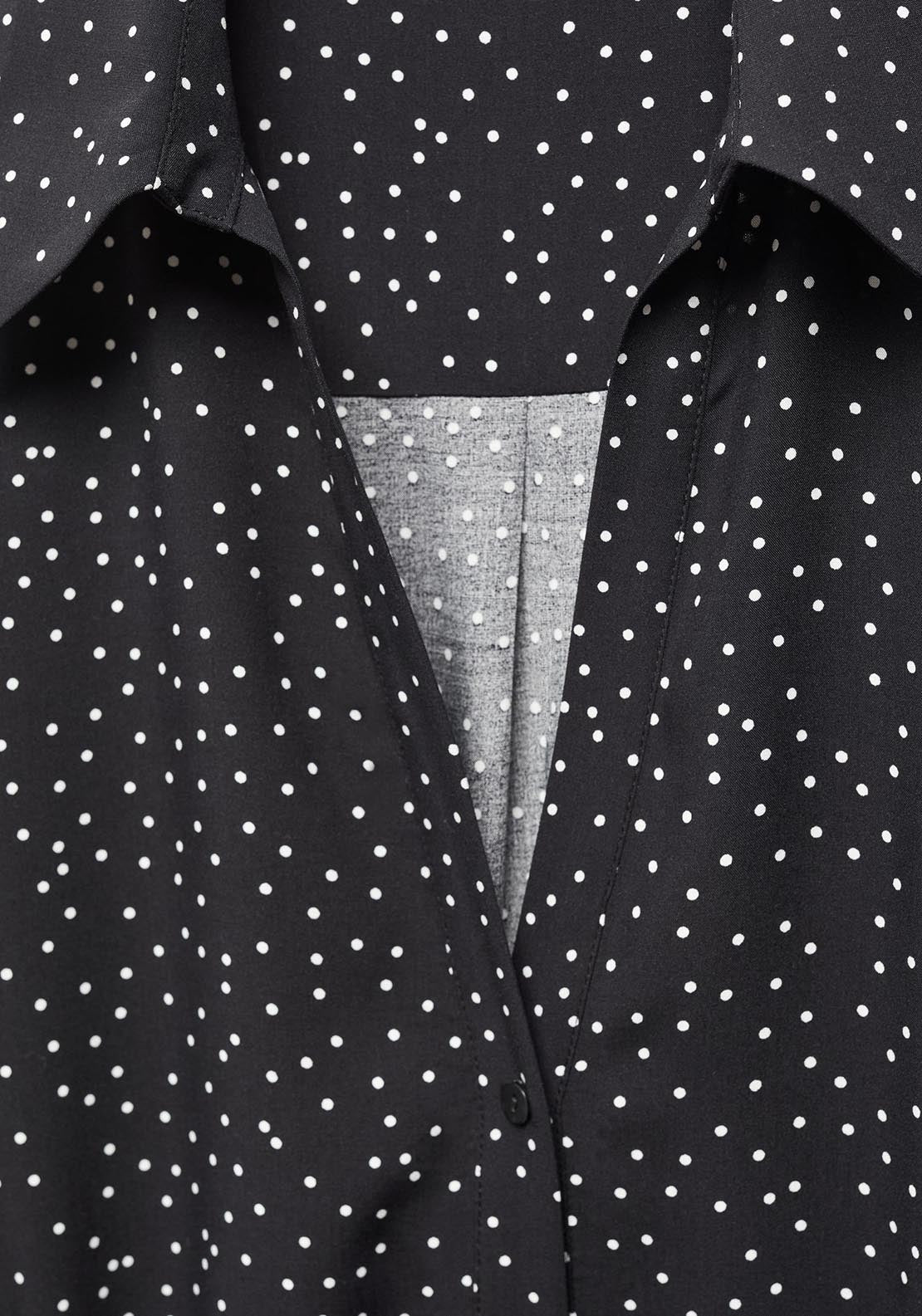 Mango Polka-dots shirt dress 4 Shaws Department Stores
