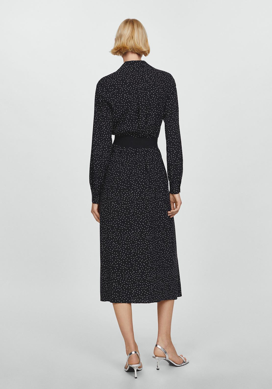 Mango Polka-dots shirt dress 3 Shaws Department Stores