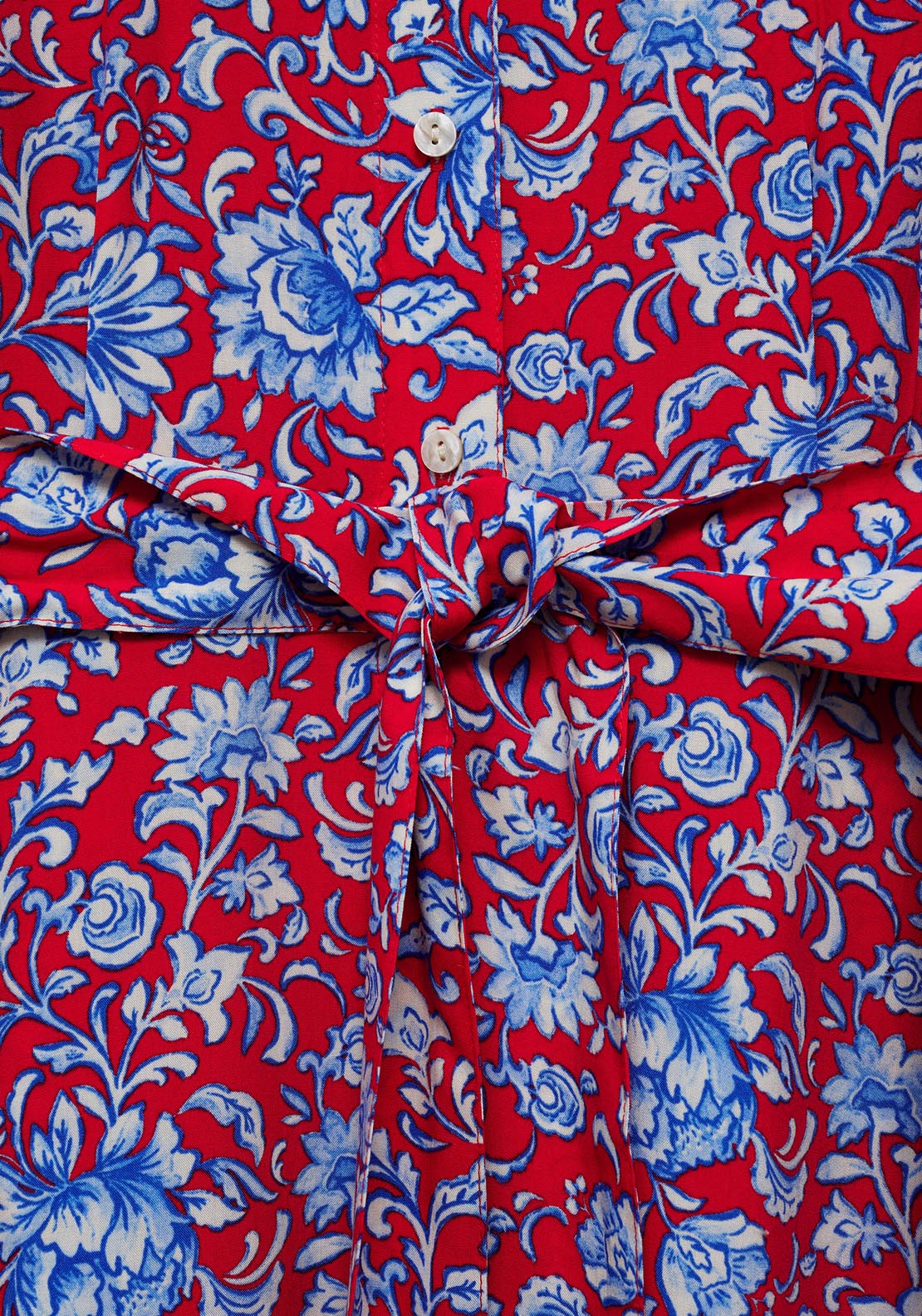 Mango Bow shirt dress 6 Shaws Department Stores