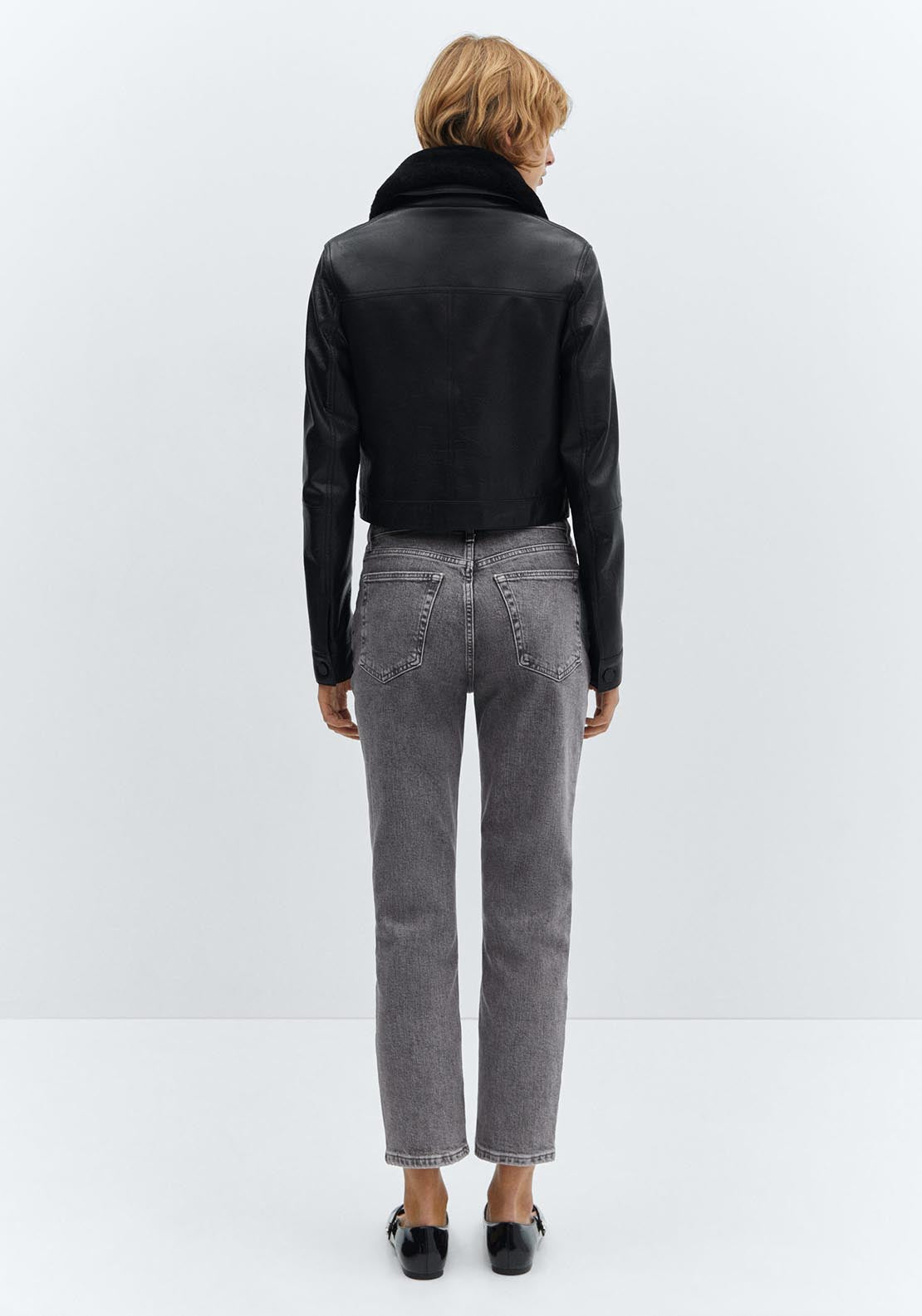 Mango Slim cropped jeans 3 Shaws Department Stores