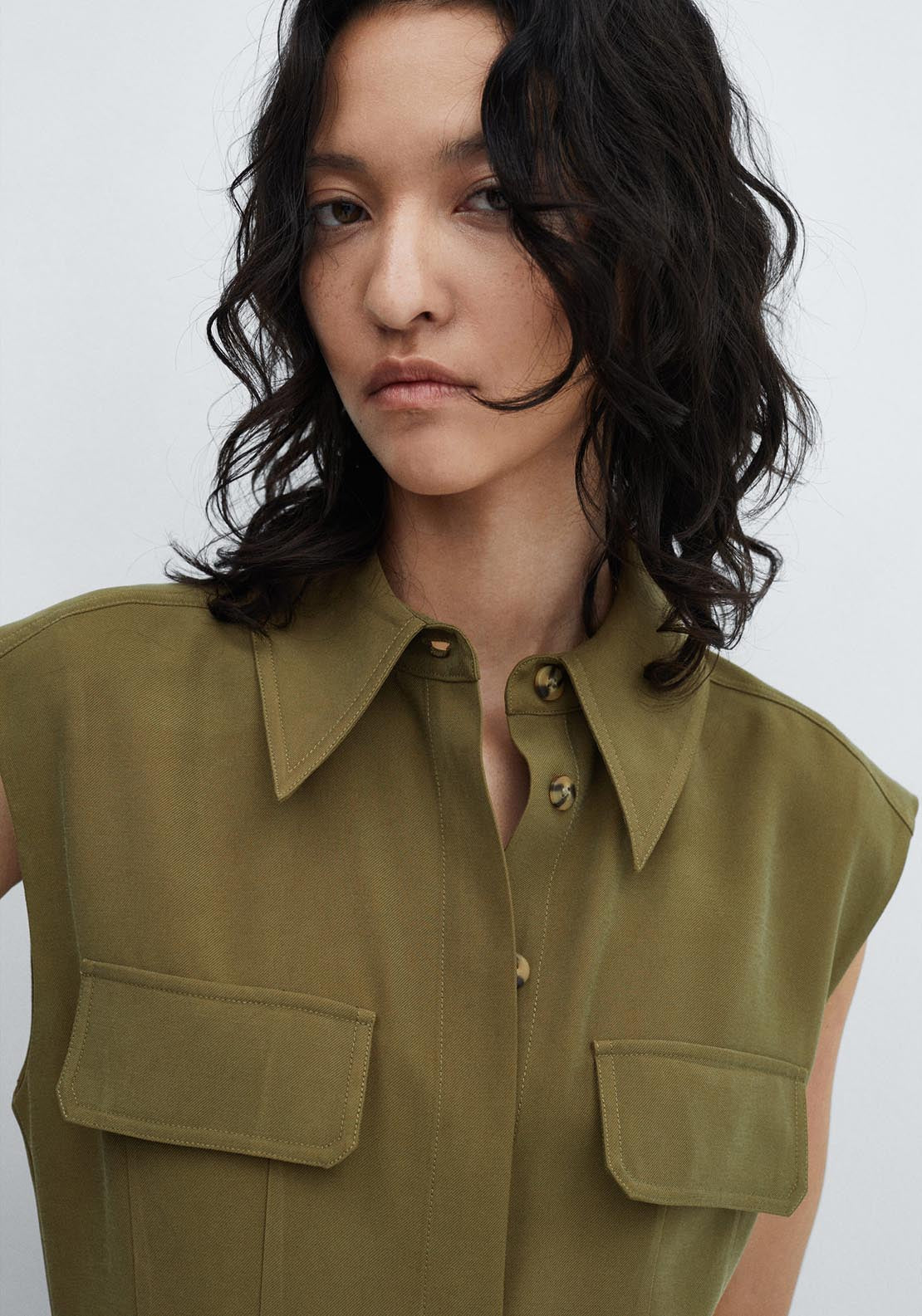 Mango Belt shirt dress 5 Shaws Department Stores