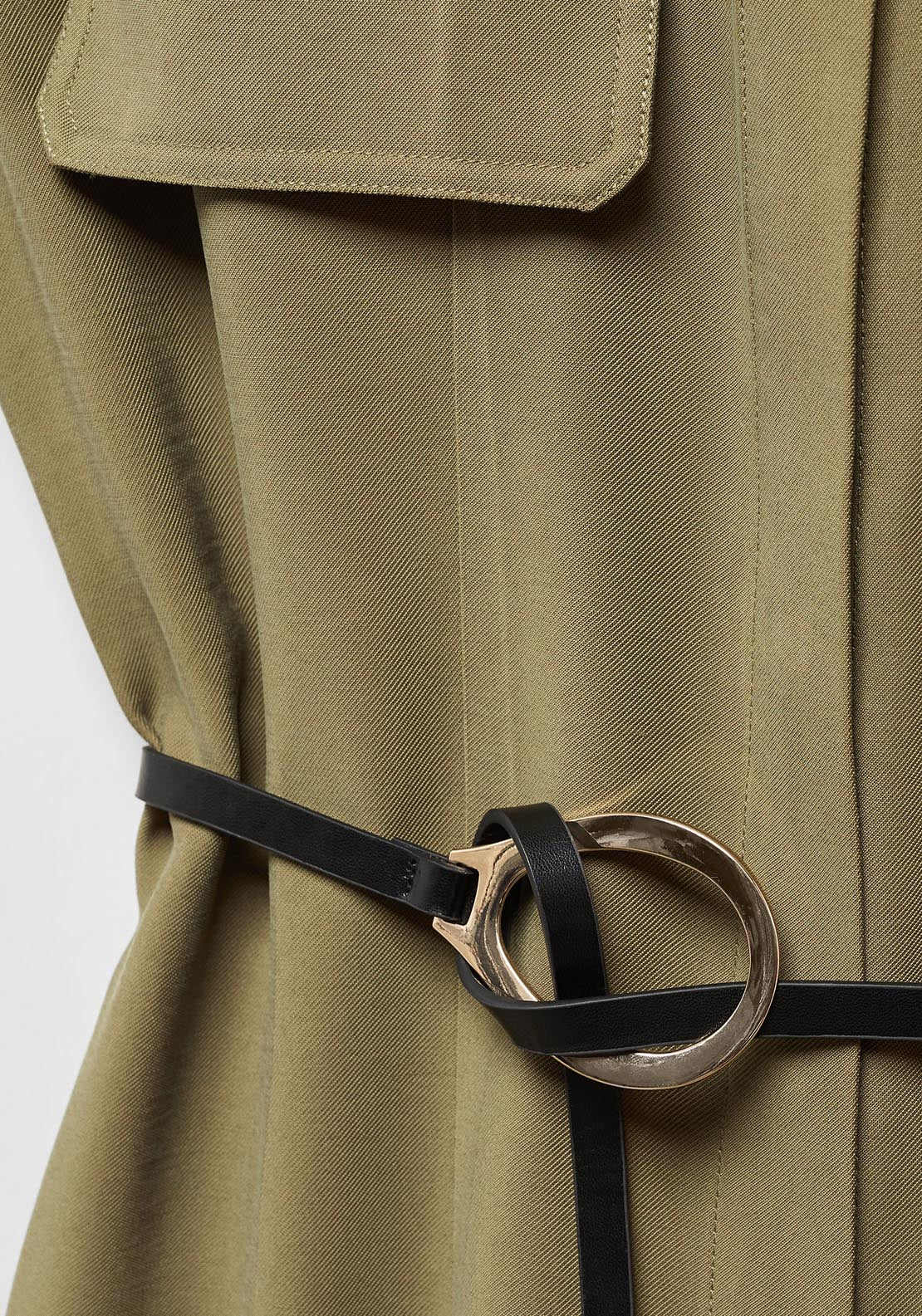 Mango Belt shirt dress 6 Shaws Department Stores