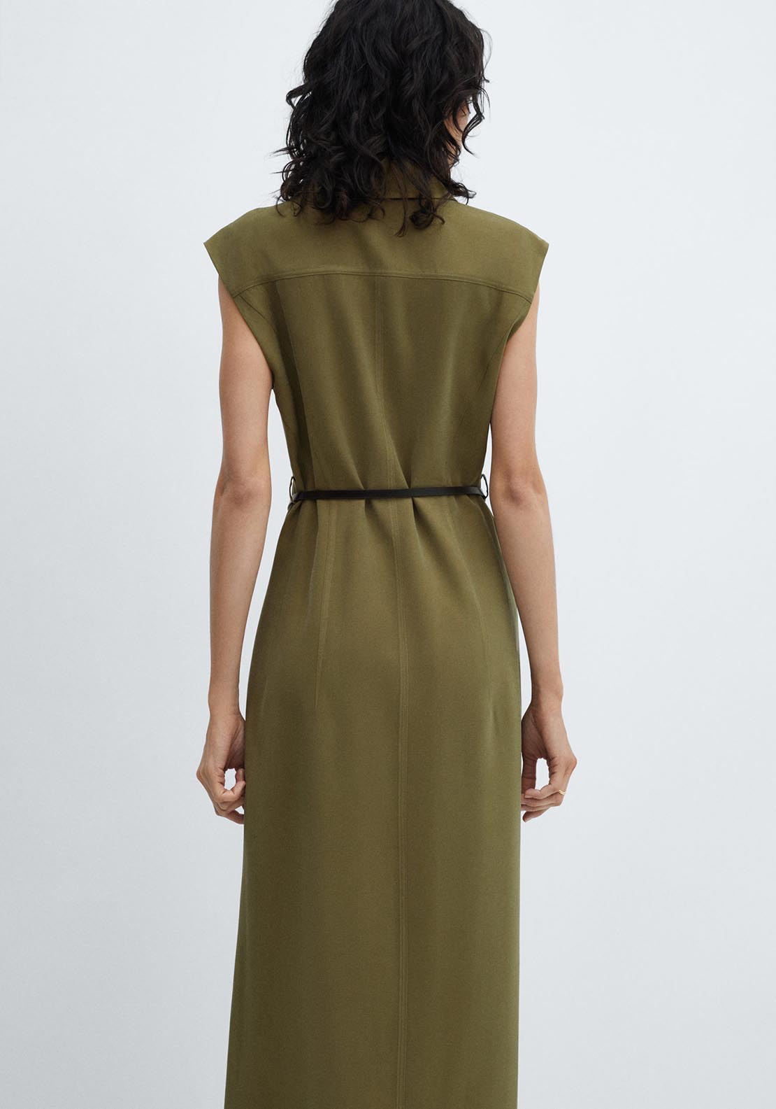 Mango Belt shirt dress 4 Shaws Department Stores
