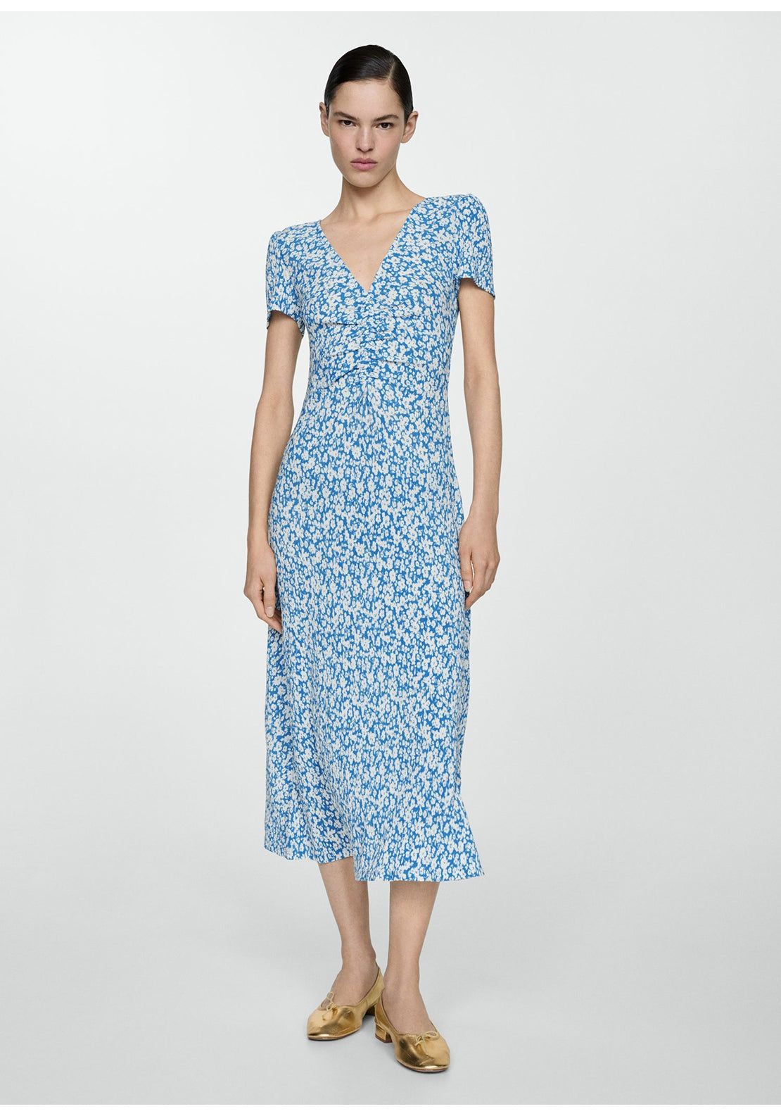Mango Floral print dress 1 Shaws Department Stores