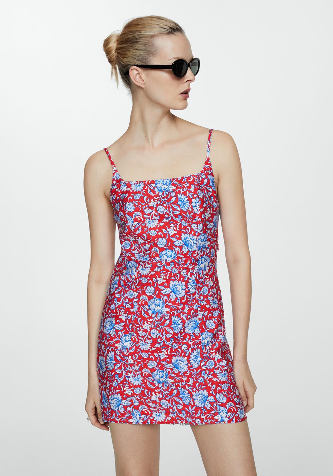 Mango Floral print dress 1 Shaws Department Stores