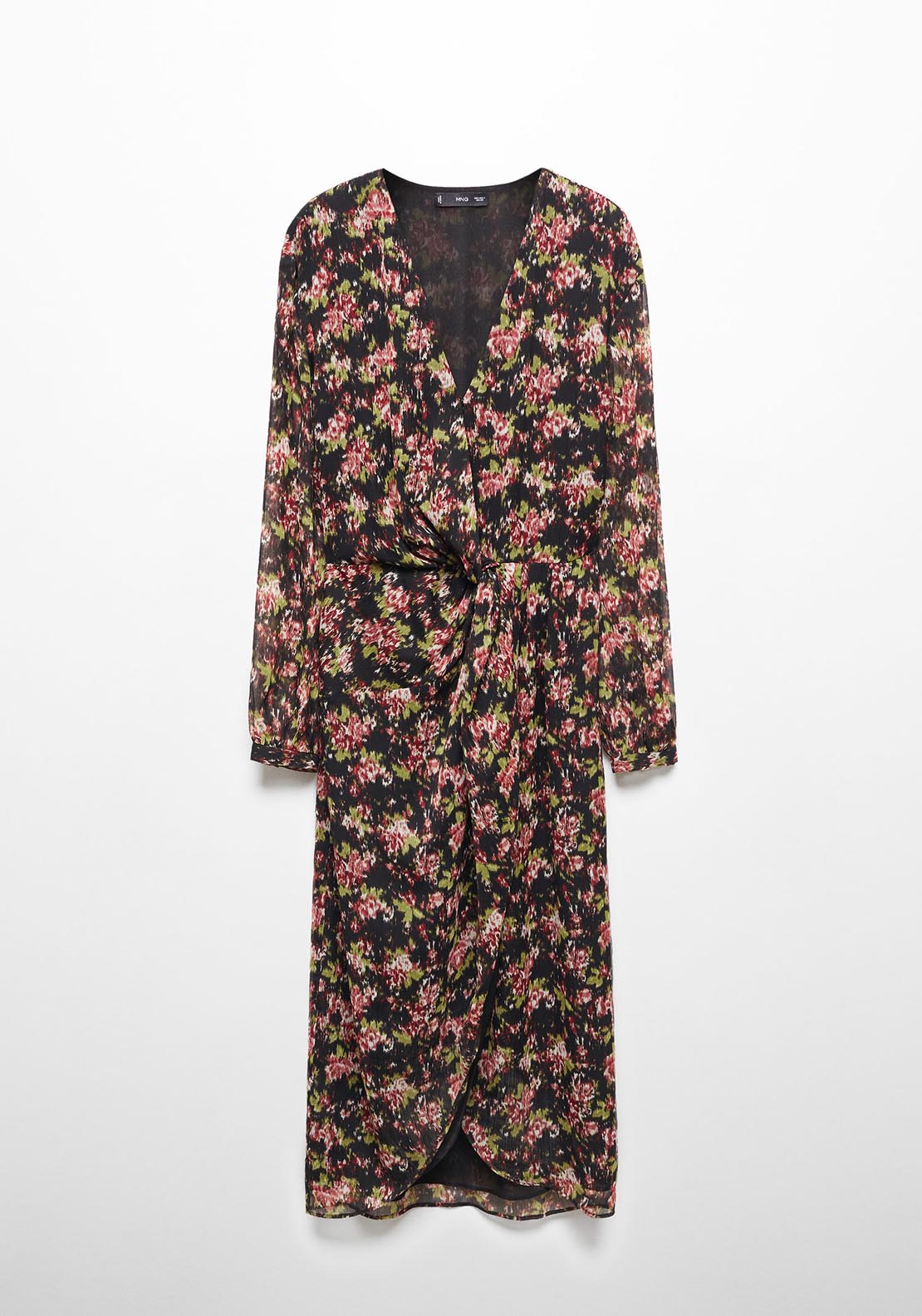 Mango Knot print dress 7 Shaws Department Stores