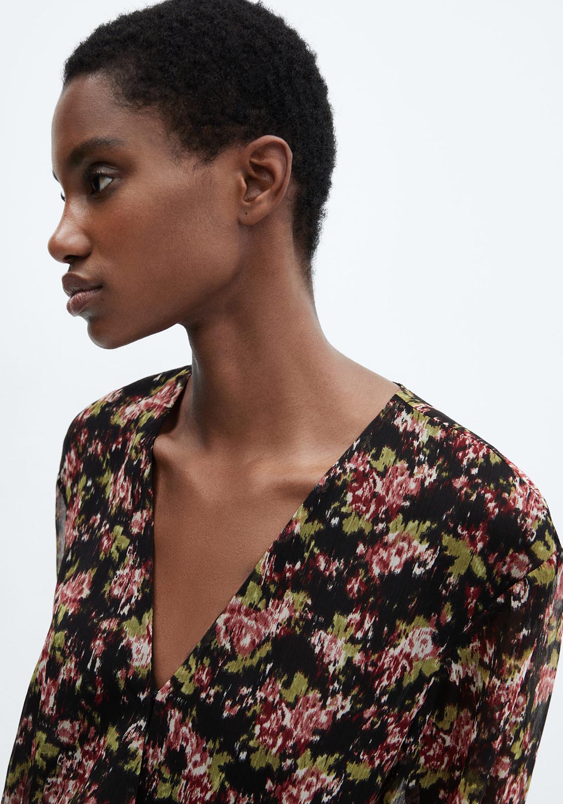 Mango Knot print dress 5 Shaws Department Stores