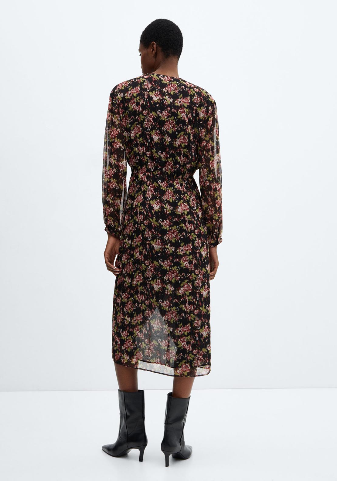 Mango Knot print dress 3 Shaws Department Stores