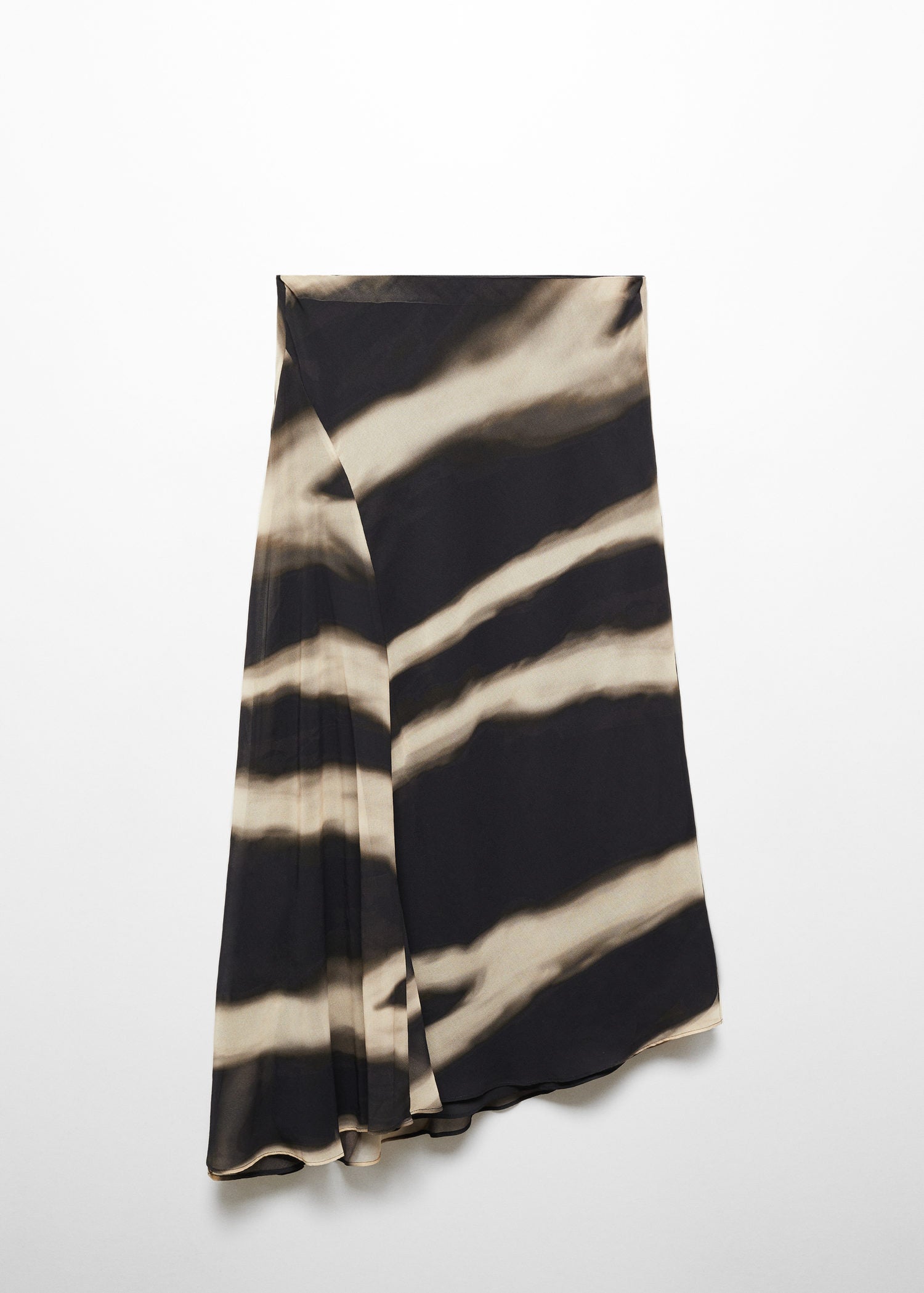Mango Asymetrical printed skirt 2 Shaws Department Stores