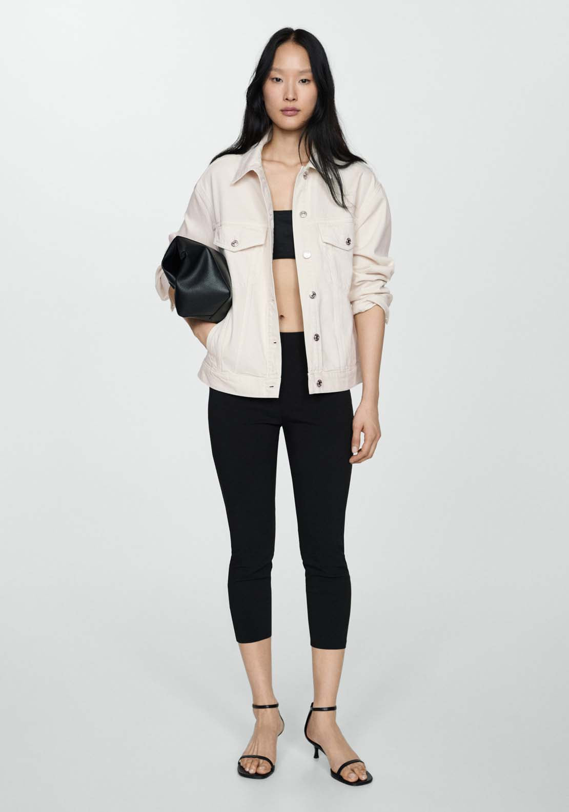Mango Oversize denim jacket 1 Shaws Department Stores