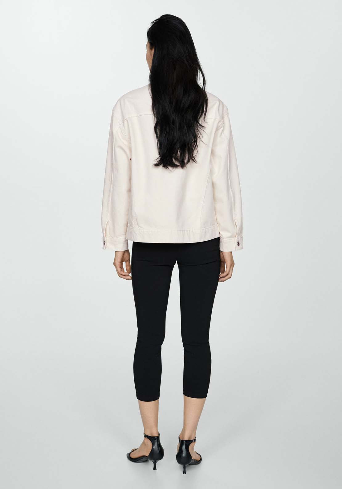 Mango Oversize denim jacket 5 Shaws Department Stores