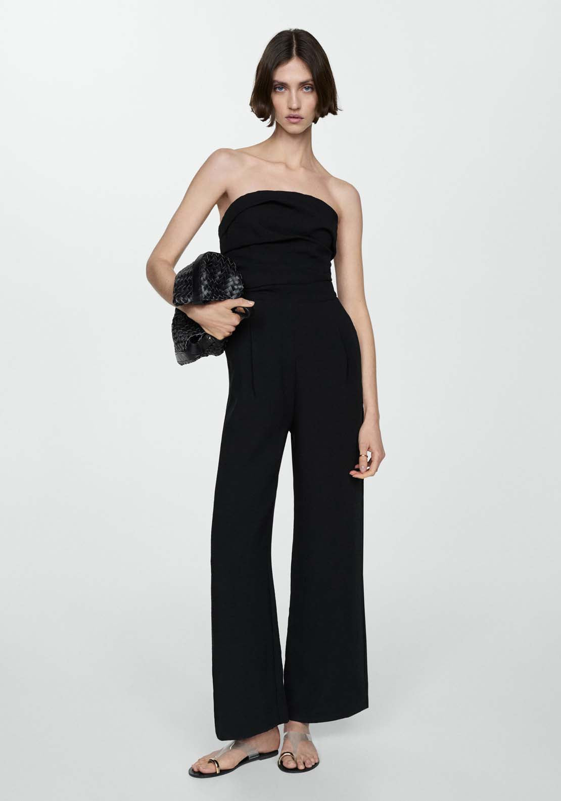 Mango Strapless jumpsuit 1 Shaws Department Stores