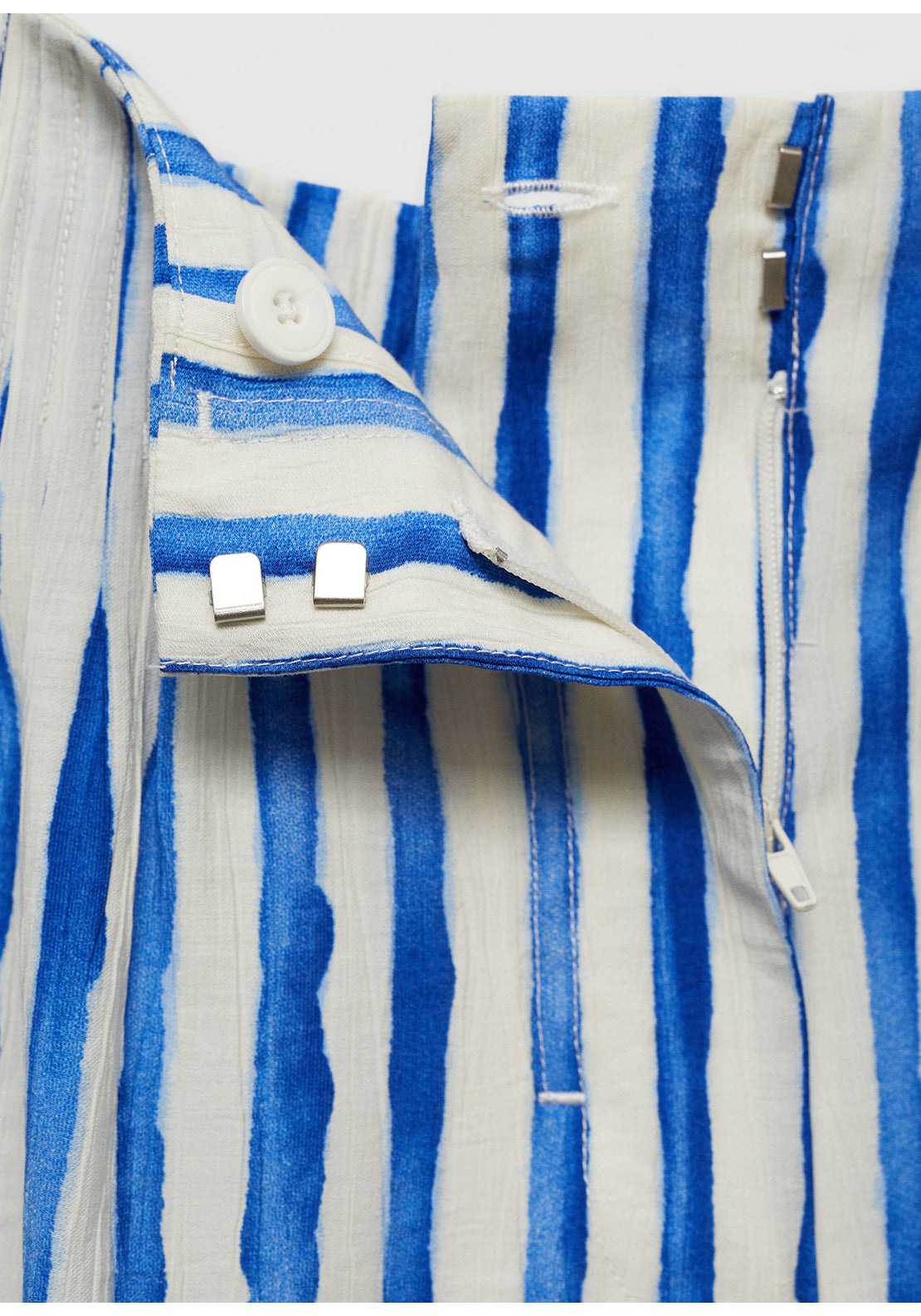 Mango Striped high-waisted shorts 4 Shaws Department Stores