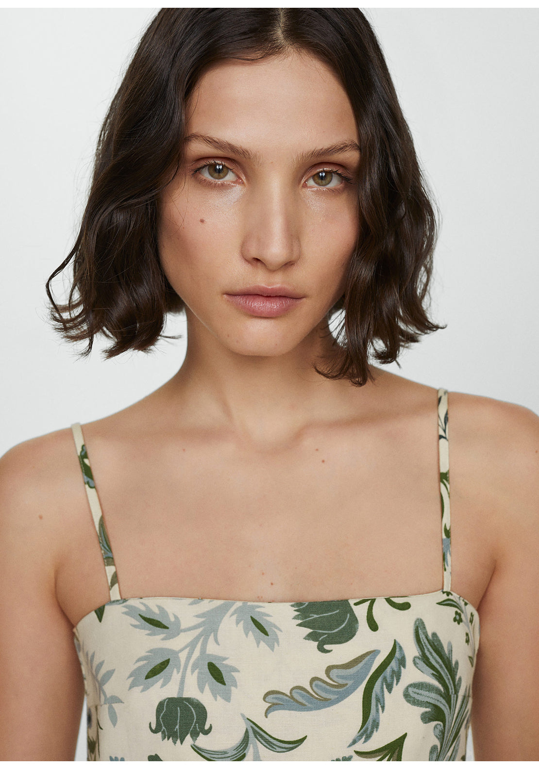Mango Printed jumpsuit with bow 3 Shaws Department Stores