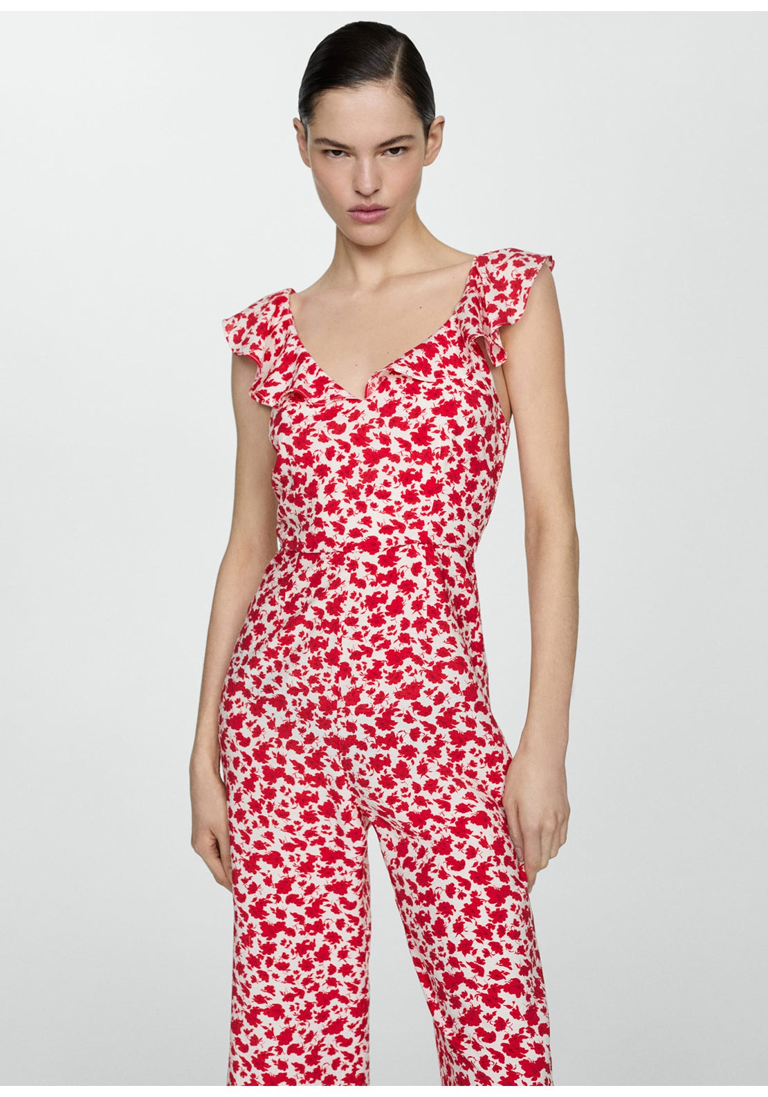Mango Floral-print long jumpsuit 3 Shaws Department Stores