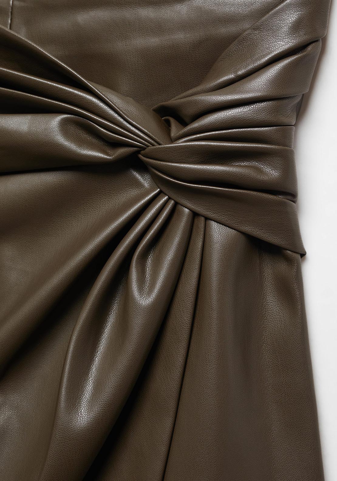 Mango Leather-effect culottes 6 Shaws Department Stores