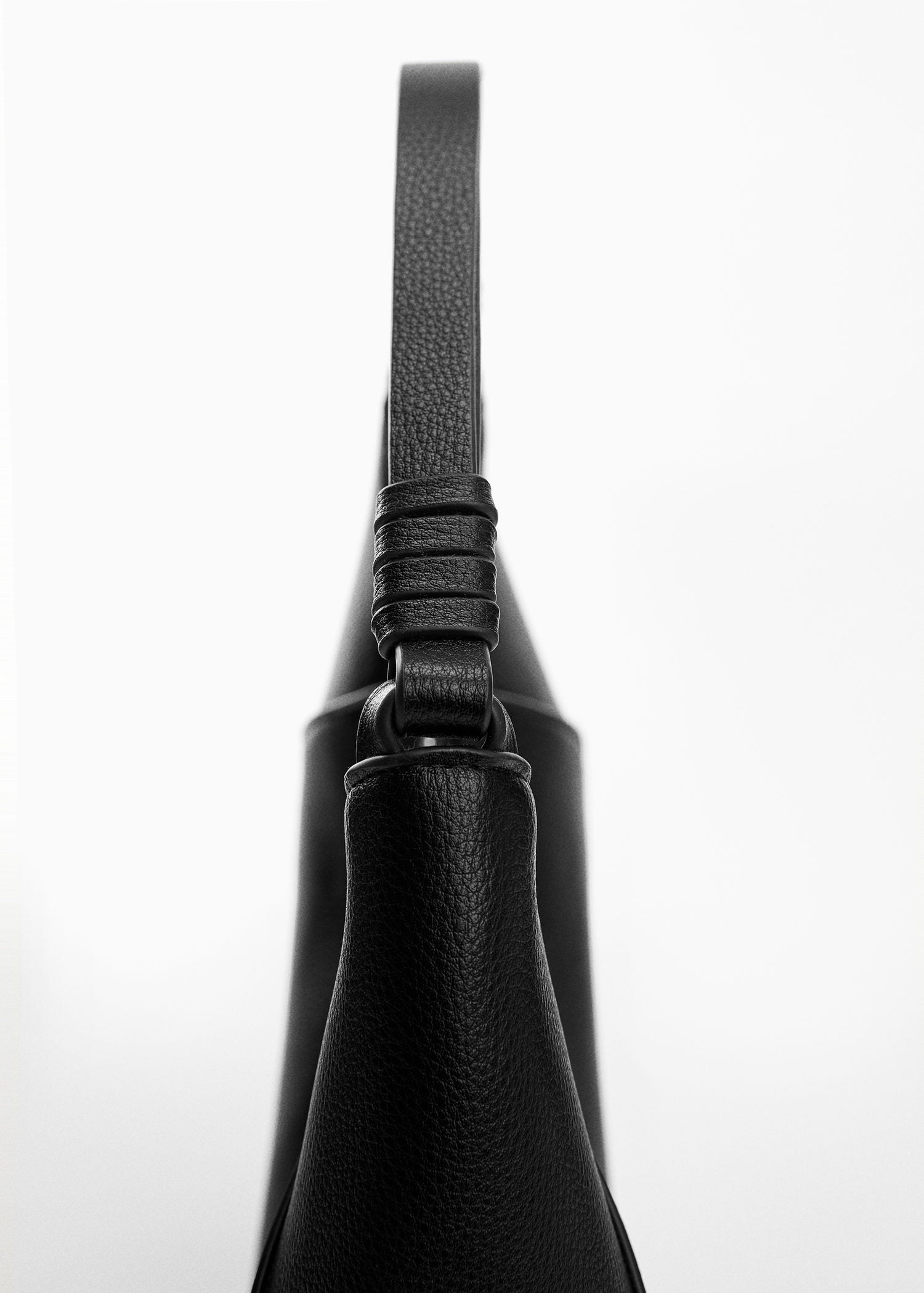 Mango Leather effect shoulder bag 6 Shaws Department Stores