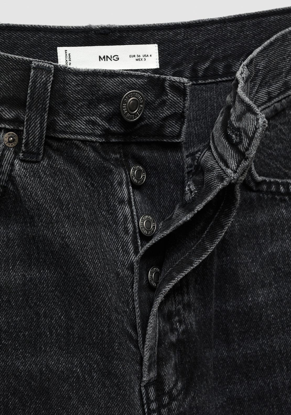 Mango Straight jeans with forward seams 6 Shaws Department Stores