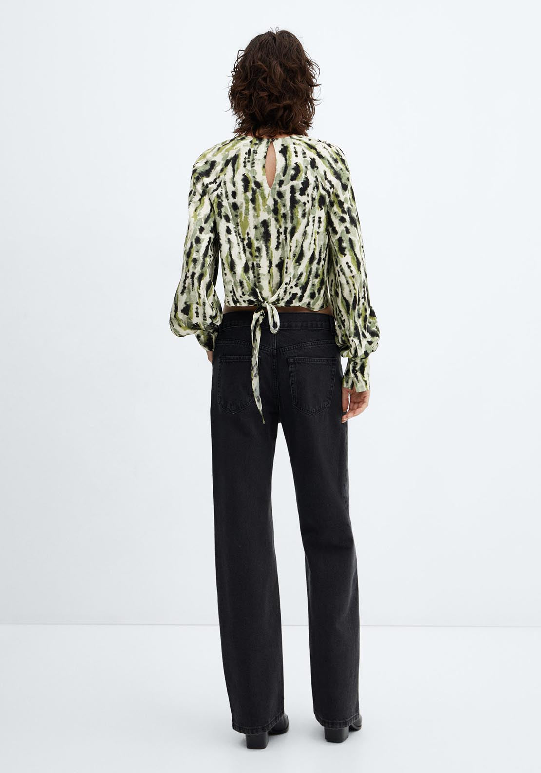 Mango Bow printed blouse 5 Shaws Department Stores