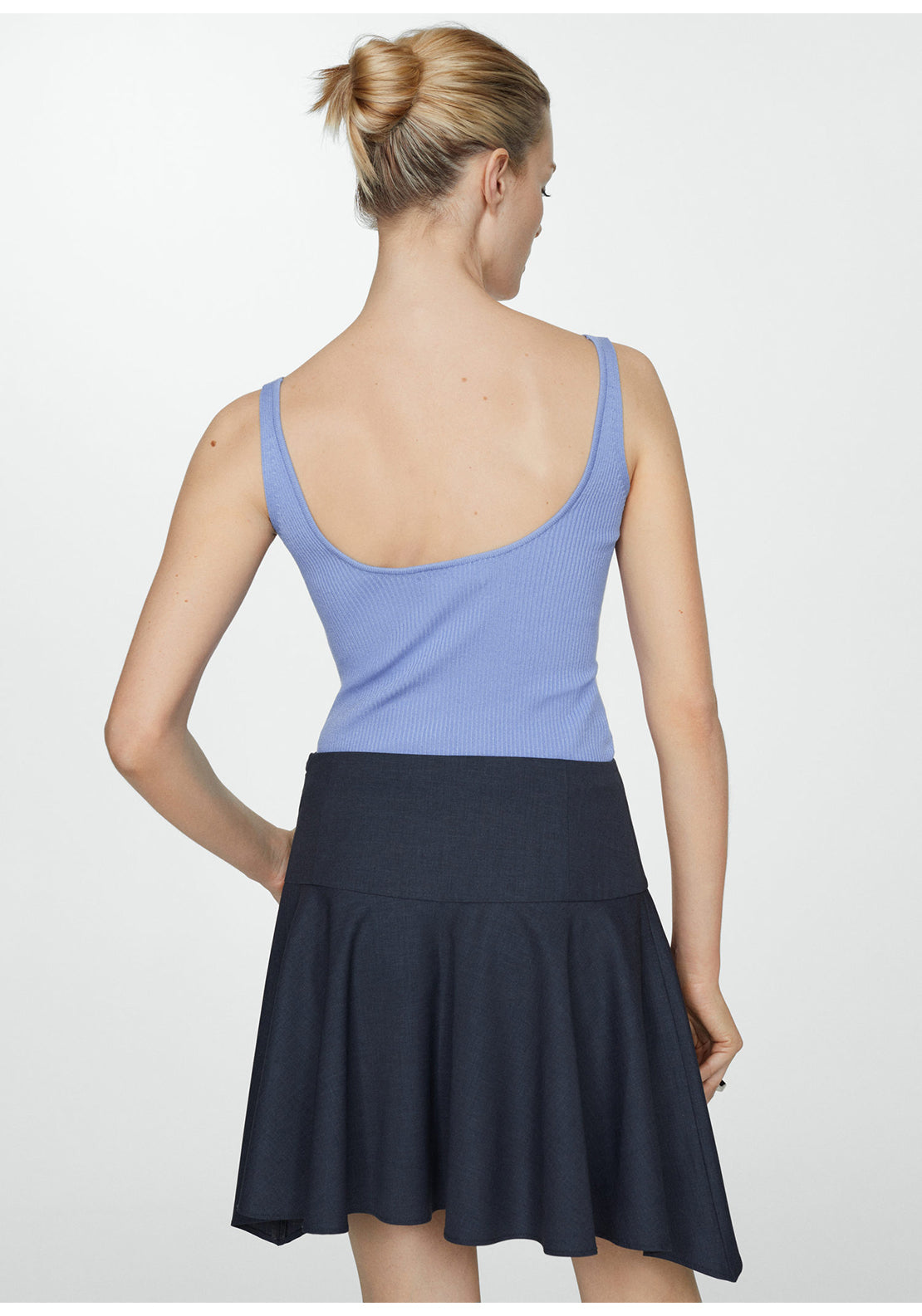 Mango V-neck knitted top 3 Shaws Department Stores