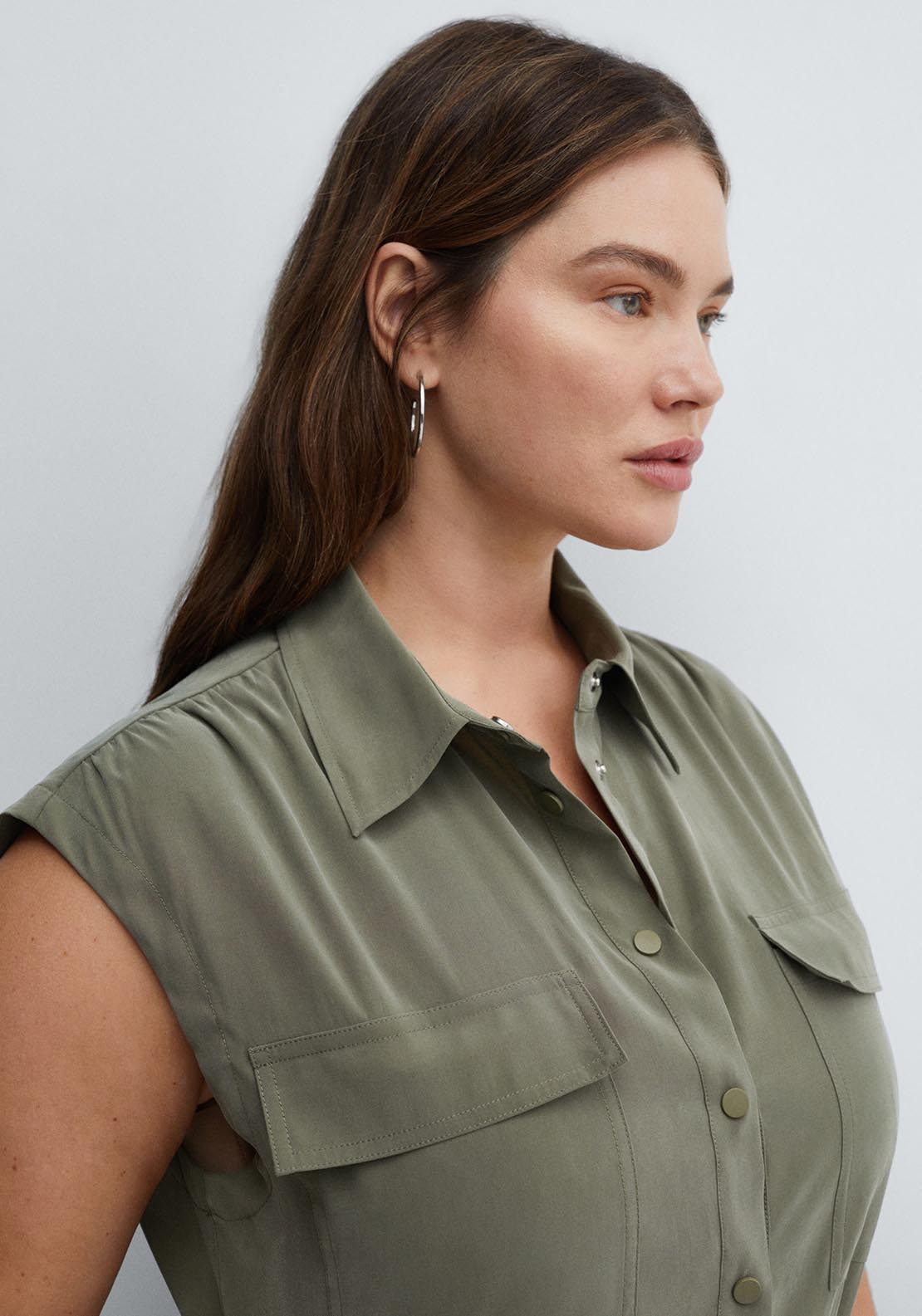 Mango Cargo jumpsuit with pockets 6 Shaws Department Stores