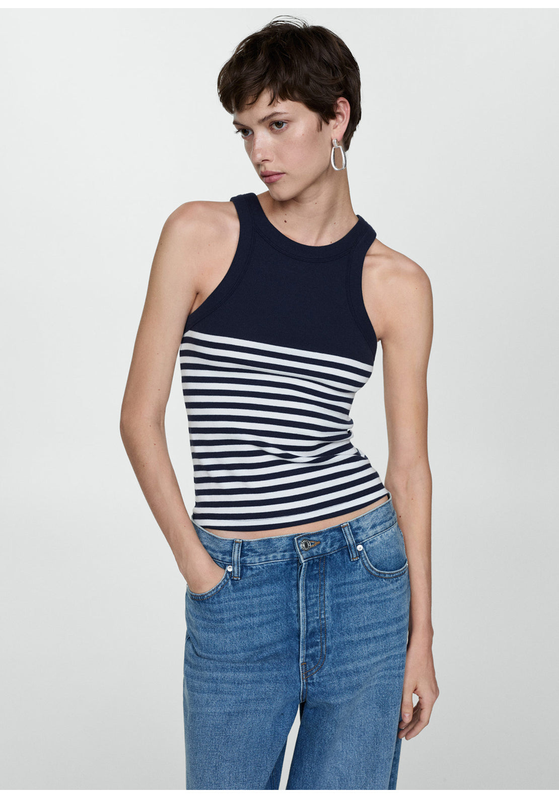 Mango Stripe-print top 1 Shaws Department Stores