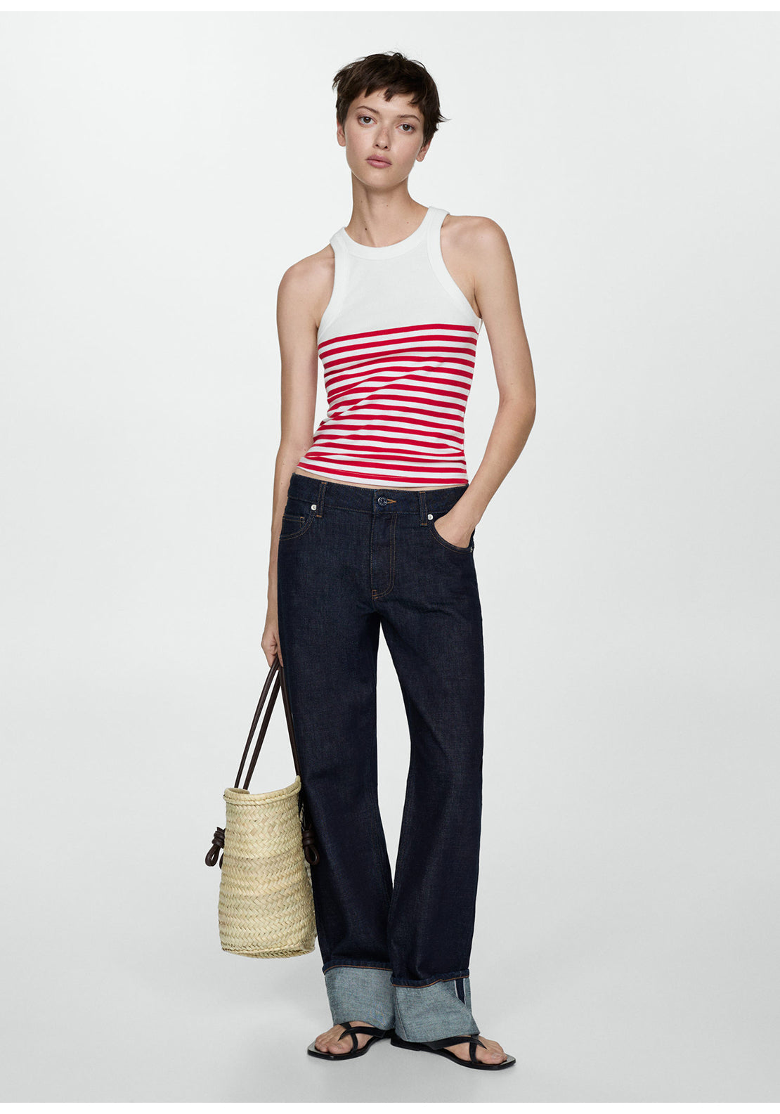 Mango Stripe-print top 3 Shaws Department Stores