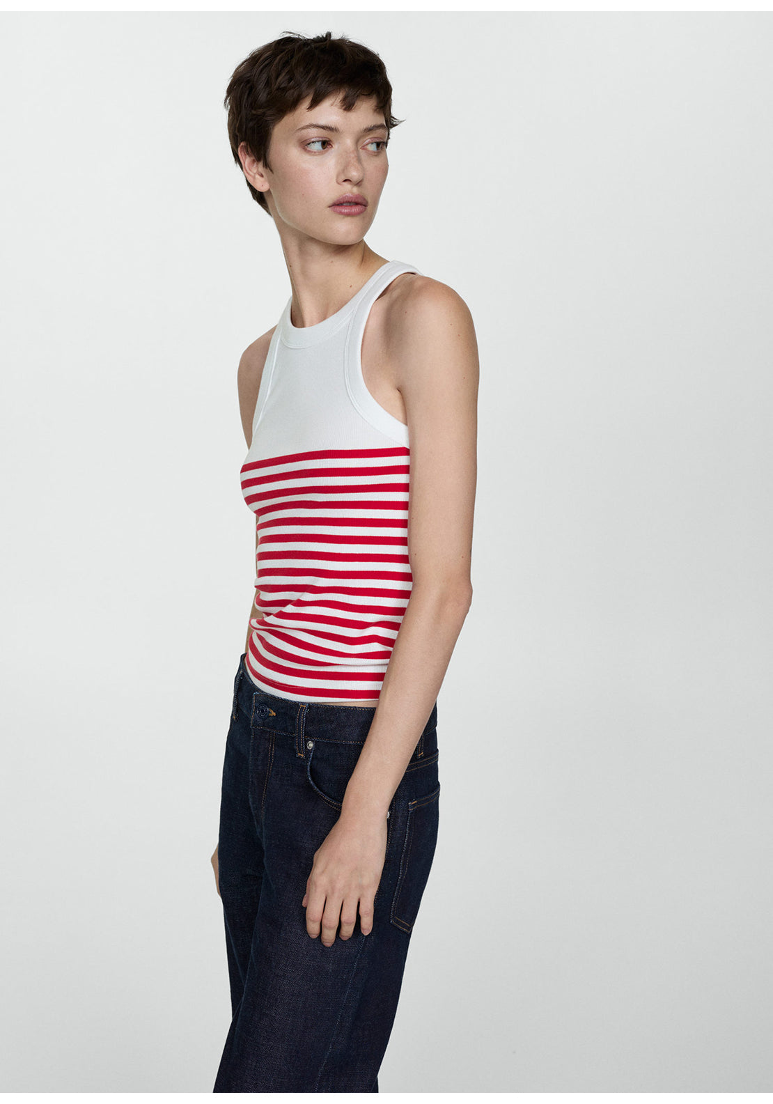 Mango Stripe-print top 1 Shaws Department Stores