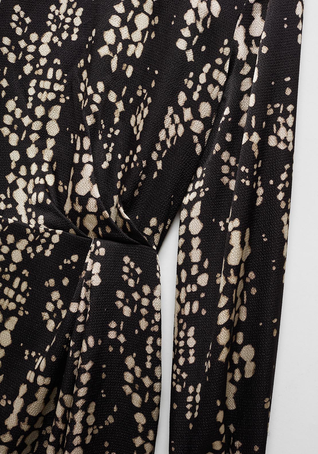 Mango Pleat printed dress 6 Shaws Department Stores