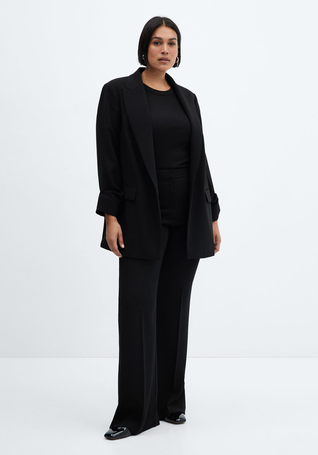 Mango Structured lapels blazer 2 Shaws Department Stores