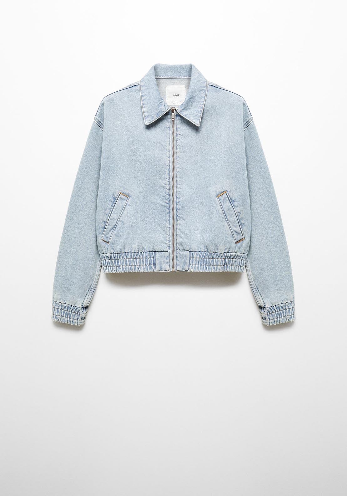 Mango Denim bomber jacket 8 Shaws Department Stores
