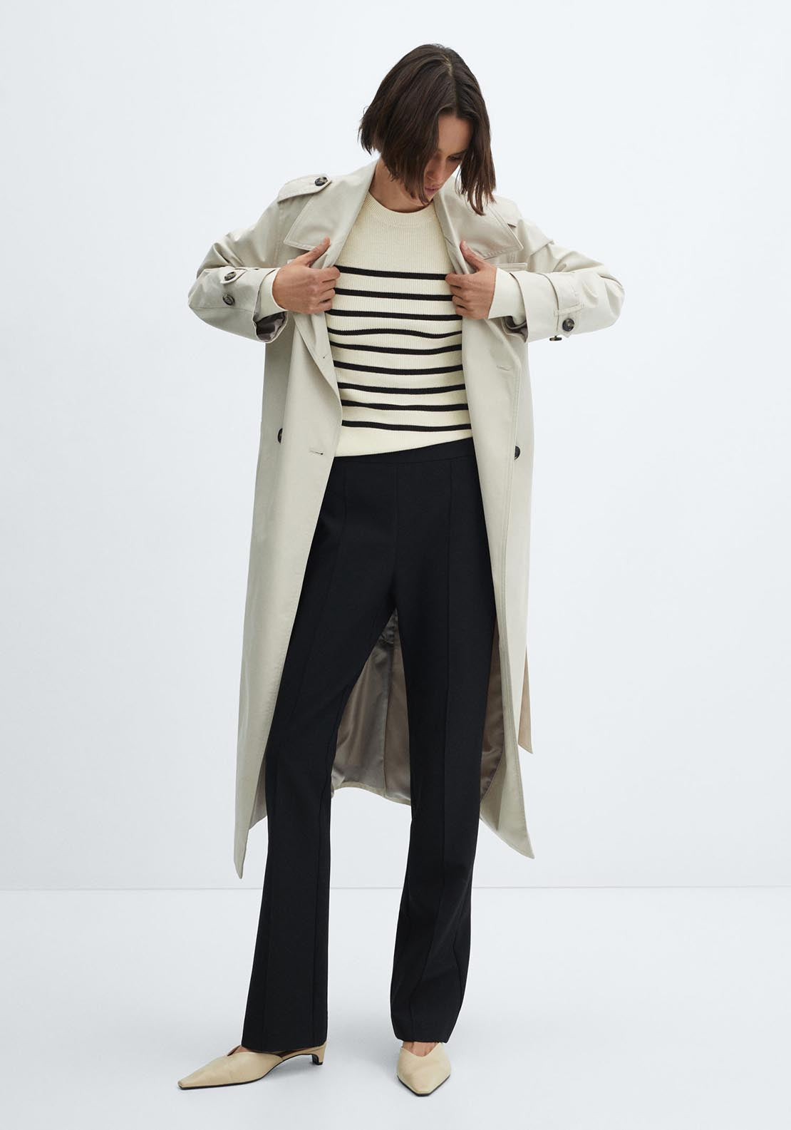 Mango Roundneck knitted sweater 4 Shaws Department Stores