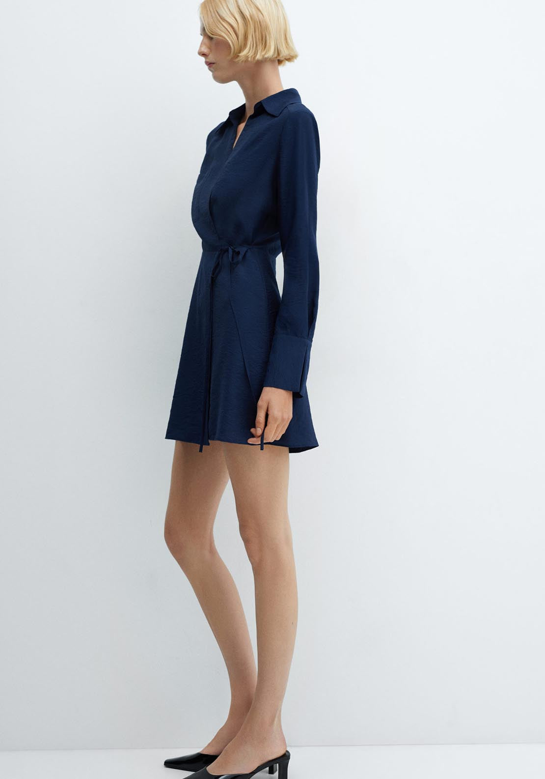 Mango Bow wrap dress 3 Shaws Department Stores