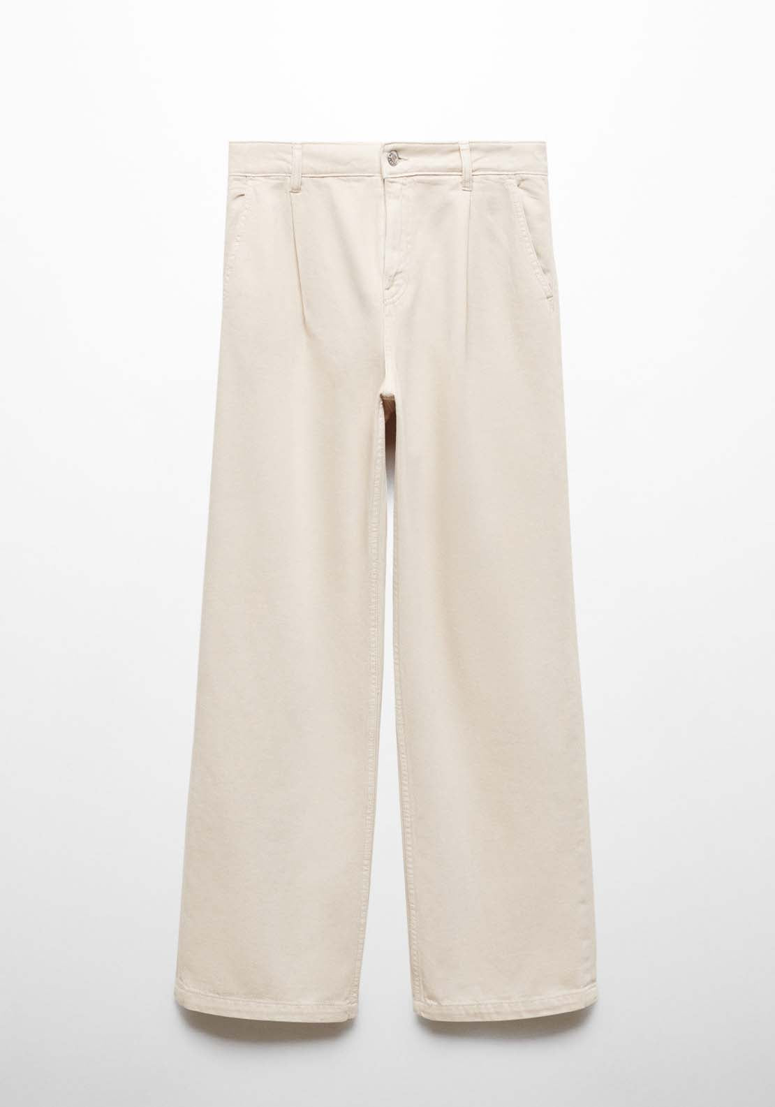 Mango Straight pleated jeans 8 Shaws Department Stores