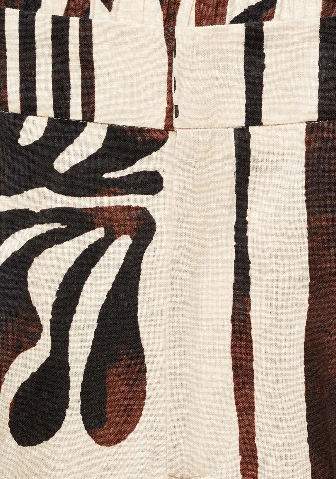 Mango Printed cotton trousers 5 Shaws Department Stores