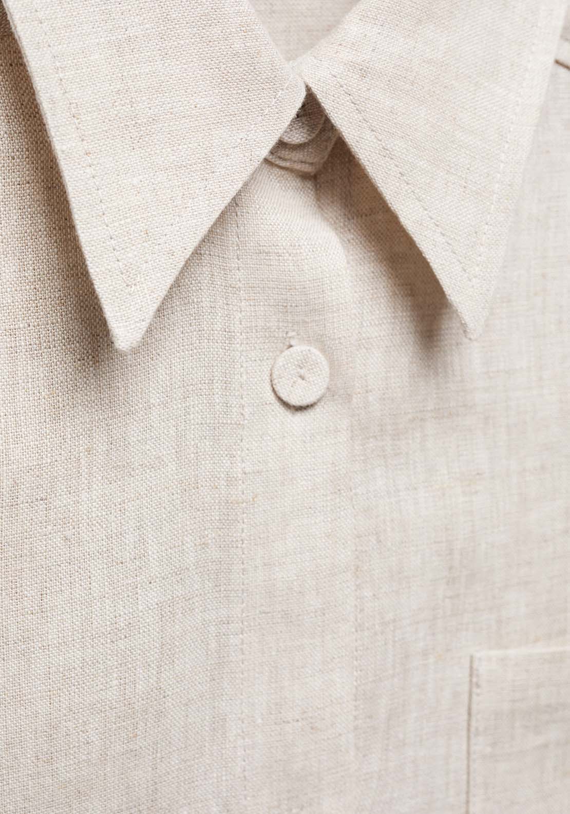 Mango Linen 100% shirt 6 Shaws Department Stores